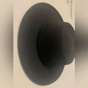 Large Black Fedora Hat